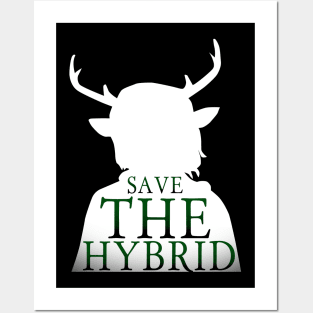 save the hybrid white Posters and Art